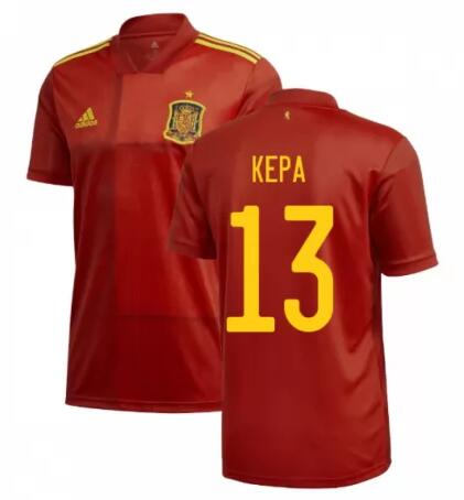 2020 EURO Spain Home Kit Soccer Jersey KEPA 13